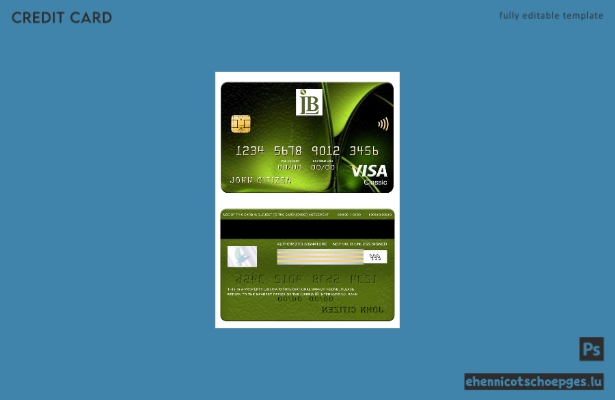 Beispielvorschau der Liberia IB International Bank Visa Classic Karte